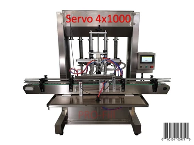 JET-PRO SERVO'S 4 Heads - Automatic Piston Liquid Filling Machines