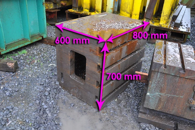 Used CLAMPING BLOC 800 X 700 X 600 MM Angle Plates BE | Apt International N.V #366320