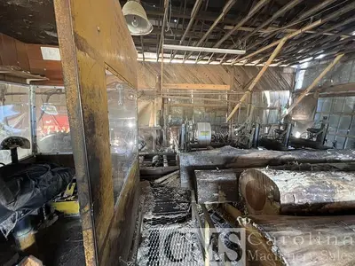 USED EDMISTON COMPLETE SAWMILL - DEBARKER, EDGER, CHIPPER
