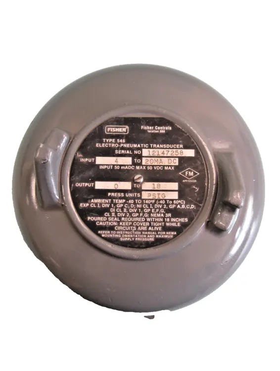 Used Fisher Type 546 Sensors New Hampshire US | Bitter End Trading #1126660
