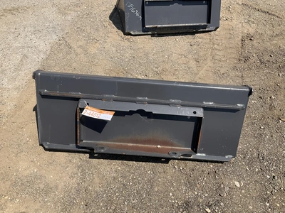 New old stock Paladin 42” smooth bucket for a mini skid steer, welded on cutting edge, mini skid ste...
