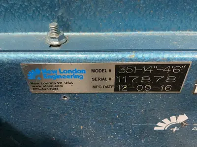 Used 2016 NEW LONDON ENGINEERING 34114”4’6” Material Handling (misc) Ohio US | HGR 24 #1404581