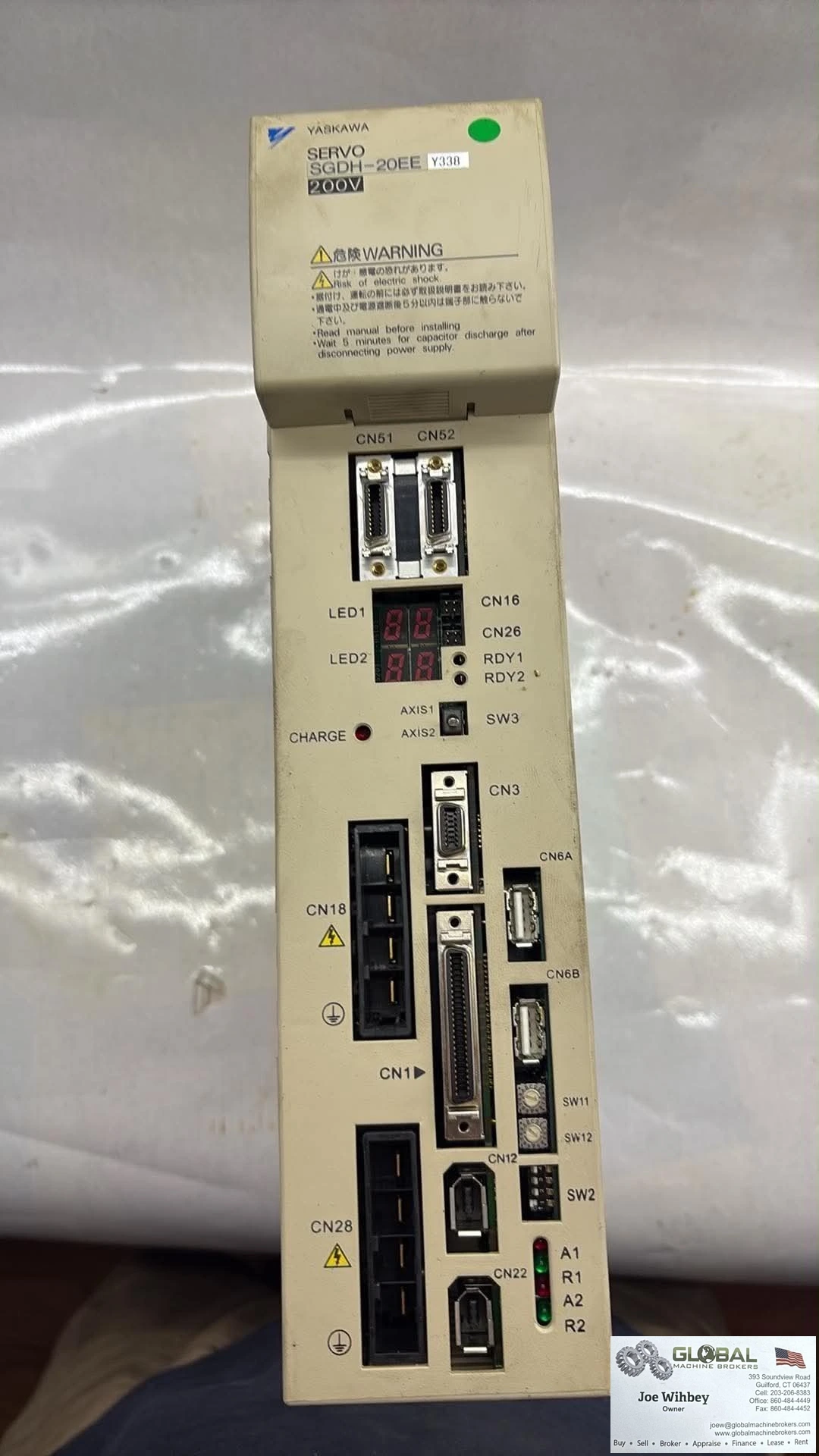 Yaskawa YASKAWA SGDH-20AE Servopack Amplifier Drive 2kW 200v