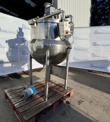 250L SS BCH Hemispherical JKTD Mixing Tank 2.2 kw