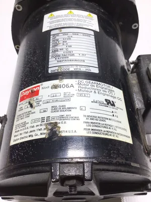 Dayton 150-506-0008 DC Gearmotor 1/4HP 195.9:1 Ratio