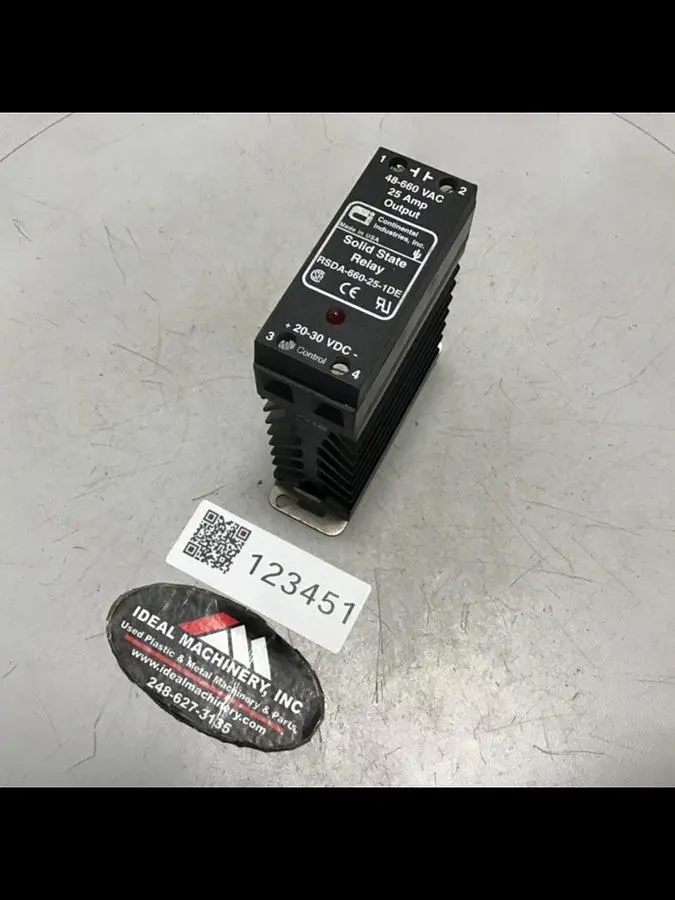 USED CONTINENTAL INDUSTRIES RSDA-660-25-1DE