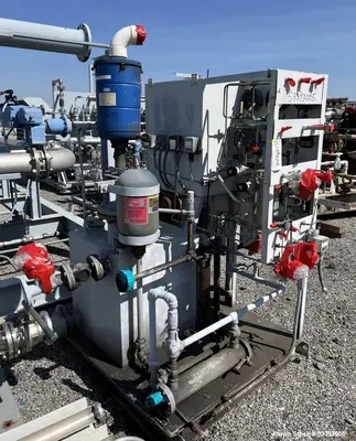 Used – Trola-Dyne Hydraulic Power Pack Skid XL-1058 – 3000 PSI, 1 HP Motor, Control Panel