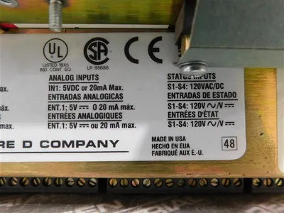 Square D 3020 CM-2250 Power Logic Digital Circuit Monitor with IOM-4411-20 Used