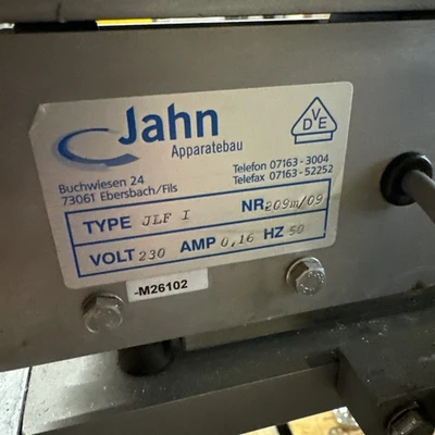 Jahn Apparatebau Feeder Bowl Type SAZ400/420U Warranty 🇺🇸