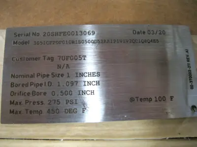 NEW Rosemount 3051 CFP DF010W1S0500D52AA1P1V1V2QC1Q8Q4E5M5CNG7387
