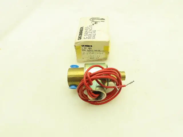 Honeywell Skinner C5DM1060 Solenoid Valve 3-Way (NO) 120V 60 PSI 1/8" NPT