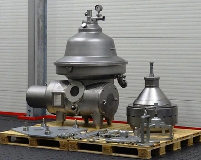 Westfalia MSD 170-01-076 warm milk separator, 316SS.
