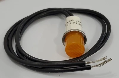 *NEW* Amber Pilot Indicator Light 125Vac 1/2 Watt Replaceable Lamp + Warranty!