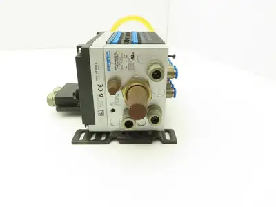 Festo 10P-14-8B-D1-R-Z-6CLL+GCZU 8-Station Solenoid Valve Manifold 24VDC 161 362