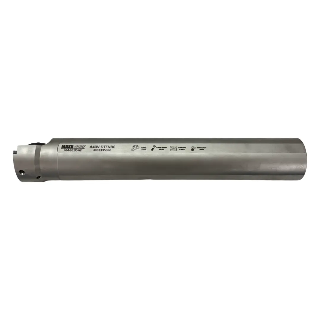 Maxx-Edge A40V DTFNR6 Steel Shank Coolant Thru Indexable Boring Bar