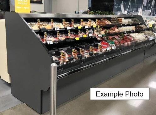 129-0085 Hussmann Q3-SSM-8R 8’ Remote Multi Deck Self Serve Merchandiser Cooler