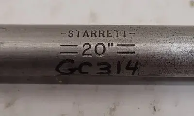 USED STARRETT MEASURING ROD
