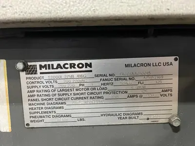 2015 MILACRON FANUC ROBOSHOT S2000I-275B-416G Injection Molding Horizontal/Vertical | Machinery Network (18)