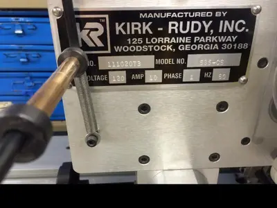 Used KIRK-RUDY 535 TAB MASTER Pressure Sensitive Labelers Michigan US | Capital Mailing Equipment #1494271
