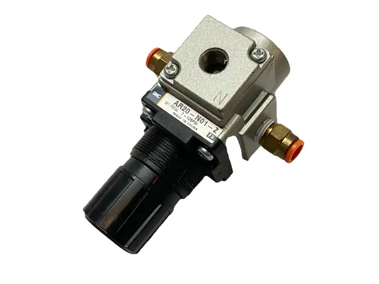 Used SMC PNEUMATIC PRESSURE REGULATOR 7-125 PSI 1/8" NPT Air Pressure Regulators Michigan US | Maverick Industrial Sales #1092897
