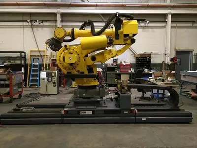 Used 2012 FANUC M900IA/600 6 AXIS CNC ROBOT WITH R30IA & 15' 7TH AXIS TRACK Robots | Harbor Machinery Inc. #1283294