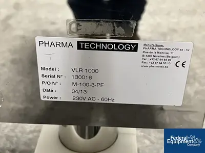 USED Pharma Technology, Inc. Two Pharma Flex PFC 1500 Tablet Dedusters