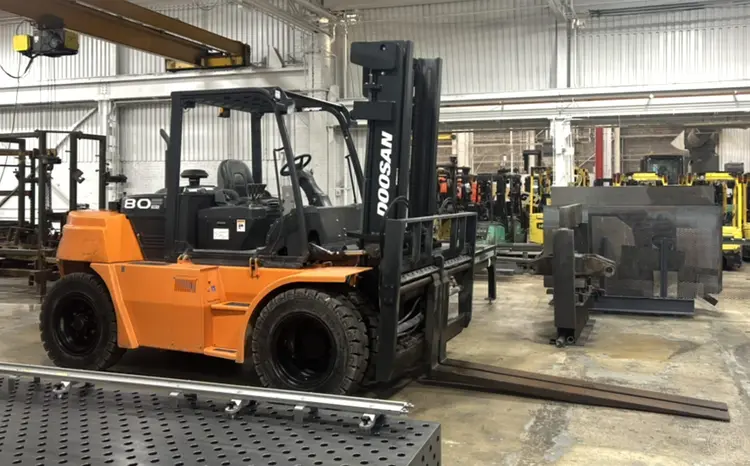 Used 2020 DOOSAN D80S-7 Internal Combustion Forklifts: Pneumatic Tire Illinois US | Forklift Exchange #1274577