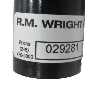 NEW R.M. WRIGHT CO. 029281 PNEUMATIC CYLINDER