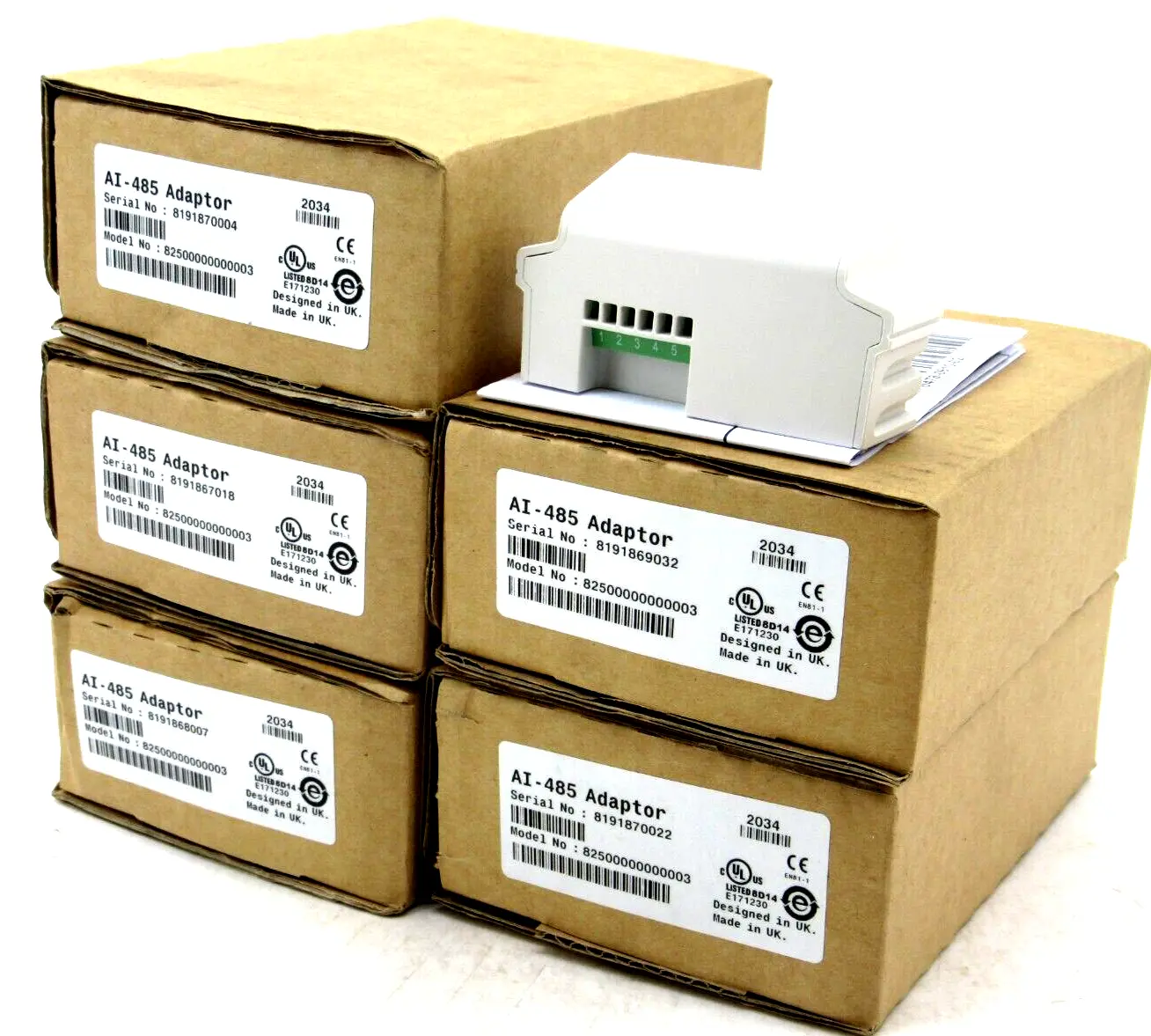 NEW LOT OF 5 UNBRANDED AI-485 ADAPTOR AI485