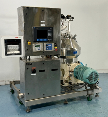 Westfalia CSC 20-06-476 hydro-hermetic clarifier skid.