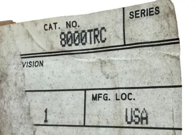 ALLEN BRADLEY 8000-TRC CONTROL PANEL REV 04 8000TRC NEW, SURPLUS
