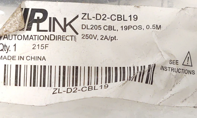 New | in-Stock ZIPLINK ZL-D2-CBL19 Cable & Wire Kentucky US | Edwards Industrial Repair #974025