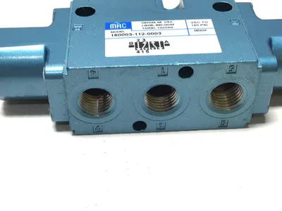 MAC 180003-112-0003 4-Way Pneumatic Valve 150 PSI