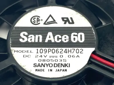 Used SANYO DENKI DC Axial Fan 24VDC 0.6A LOT OF 2 Electronic Component Fans Michigan US | Maverick Industrial Sales #1389339