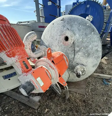 Used 250 Gallon 316 Stainless Steel Mix Tank – Proquip 100JLS10 Dual Turbine Agi