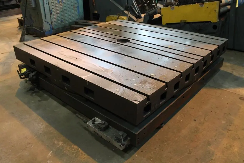 96" X 96" GIDDINGS & LEWIS ROTARY AIR LIFT TABLE: STOCK #10946