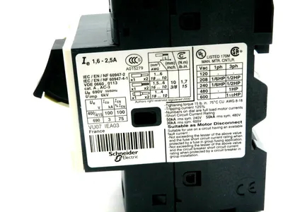 NEW TELEMECANIQUE GV2ME07 MOTOR CIRCUIT BREAKER