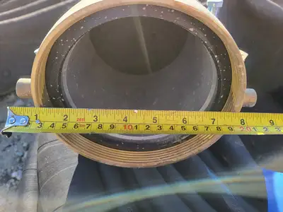 6" x 75 ft Prospector Water Suction and Discharge Hose Black, 150 psi
