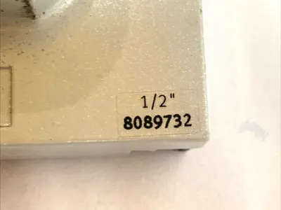 USED FESTO THREADED CONNECTION PLATE / SHUT-OFF MODULE 8089732