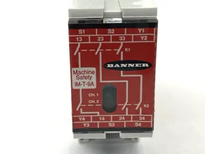 Used Banner Light Curtain Safety Relay Module 61425 MISSING CONNECTORS Relays & Switches Michigan US | Maverick Industrial Sales #1402109