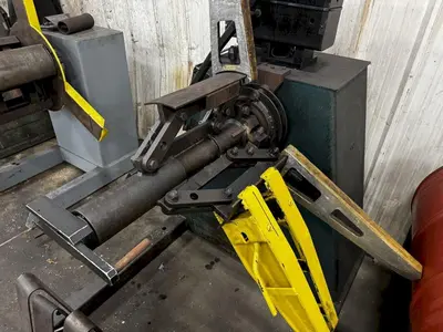 4,000 LB X 12" RAPID-AIR MODEL #RA4012 MOTORIZED COIL REEL UNCOILER : YOBRO #23930