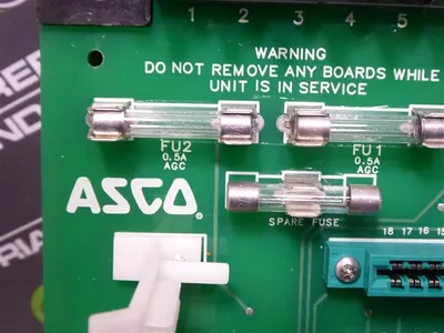 Asco 381698 / 381699 Synchropower Generator Sensing Panel Main Rev. B / C Used