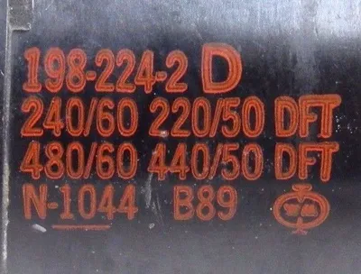 USED ASCO 198-224-2D COIL 1982242D