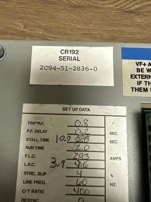 USED GE CR192D10000000