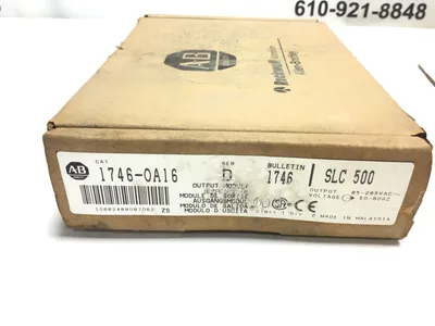 Allen-Bradley SLC500 – 1746-OA16 Output Module 85-265VAC 50/60Hz