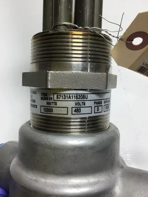 Indeeco S7131A116208U Immersion Water Heater 12,000W 480V 3PH