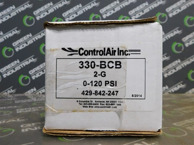 ControlAir Inc. 330-BCB-2-G Pressure Regulator 0-120 PSIG 429-842-247 New