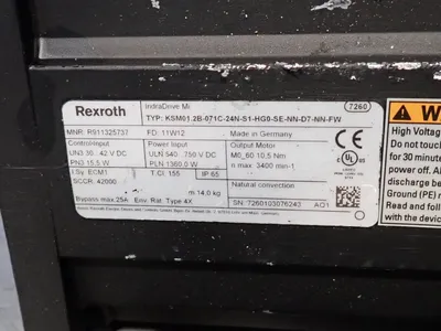 USED REXROTH KSM01.2B071C24NS1HG0SENND7NNFW