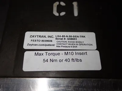 USED ZAYTON INC LSA85N50SENTRK