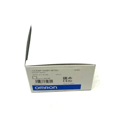 NEW OMRON PROXIMITY SENSOR FLUORORESIN COATING 3MM RANGE